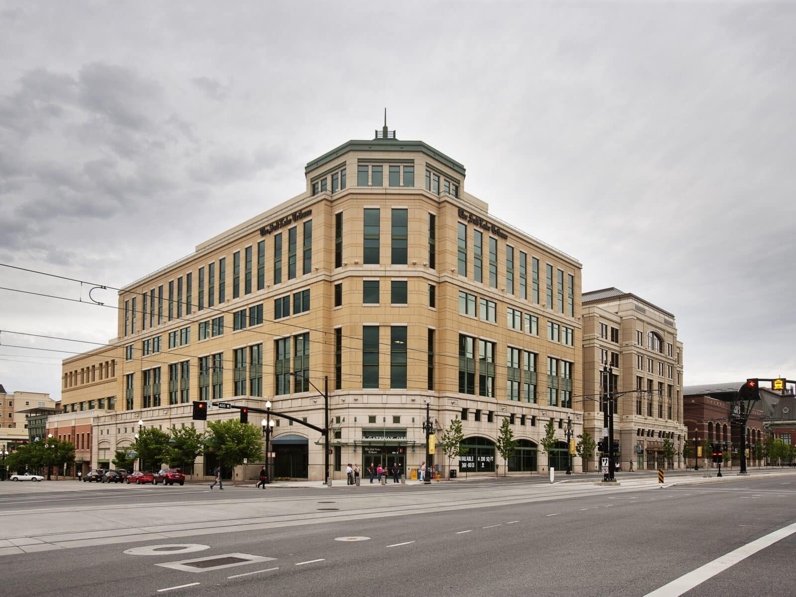 Exterior of the Gateway, Salt Lake Tribune building