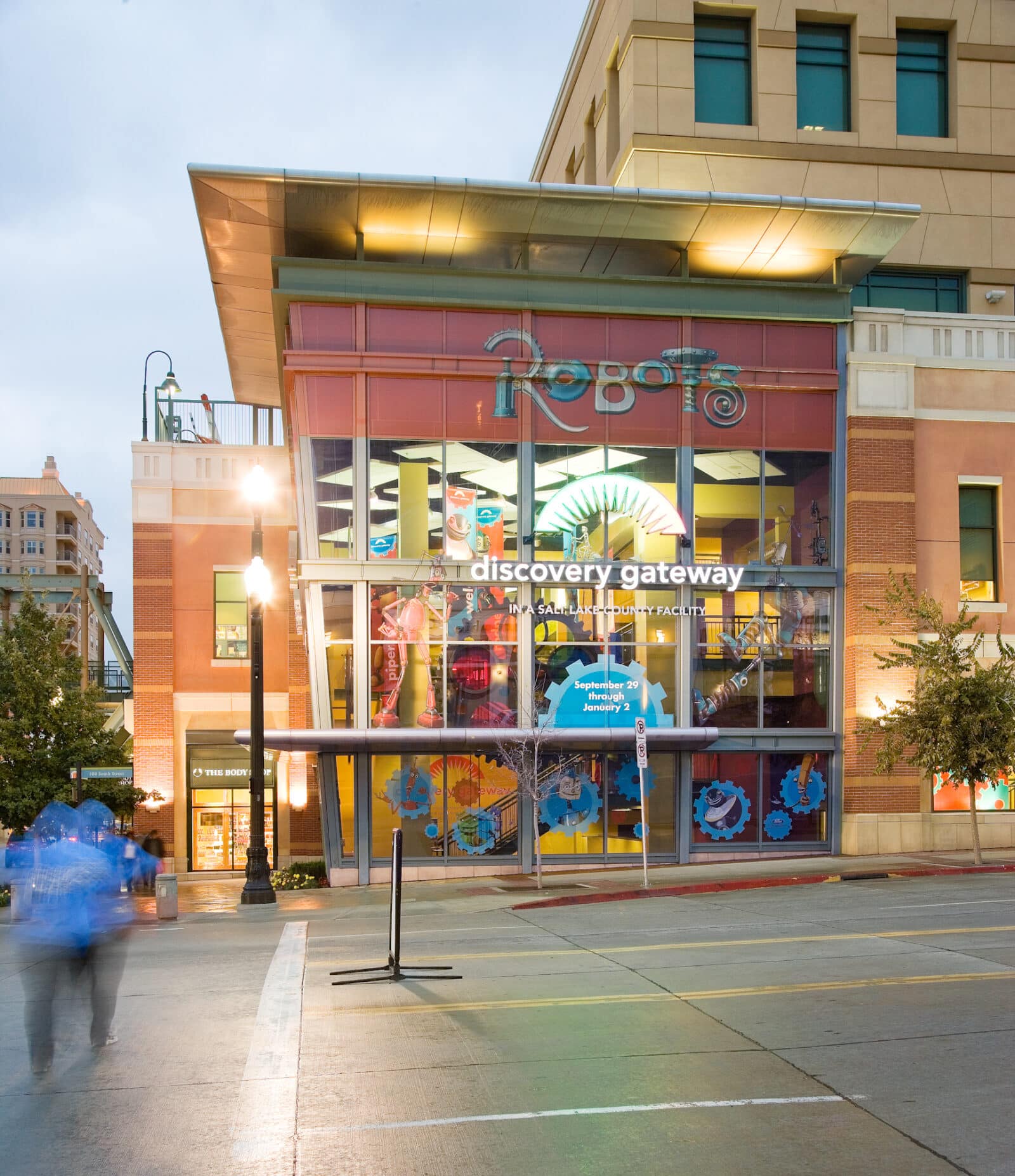 Exterior of Gateway, Discovery Gateway children museum