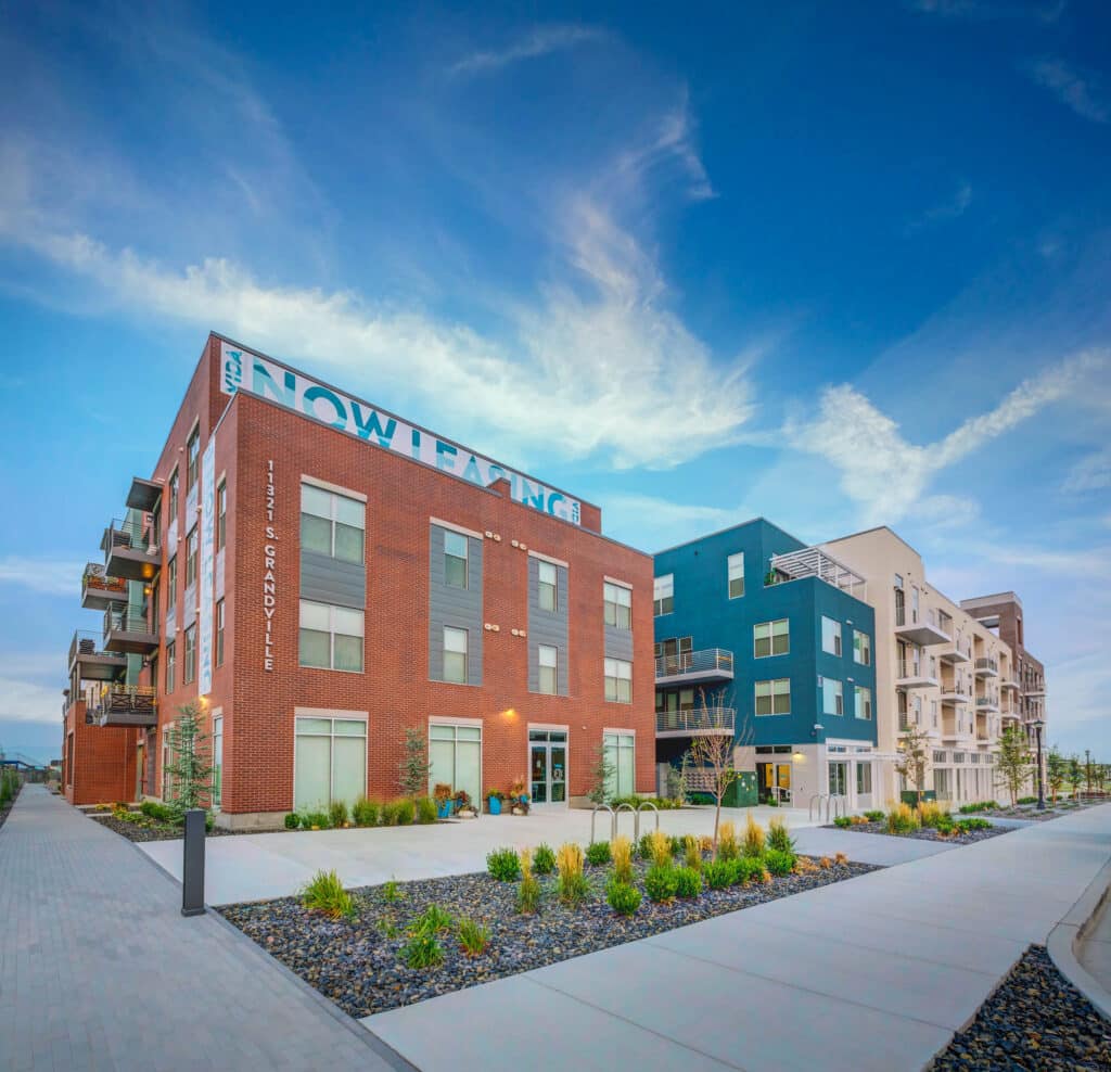Exterior view of VIDA multifamily development