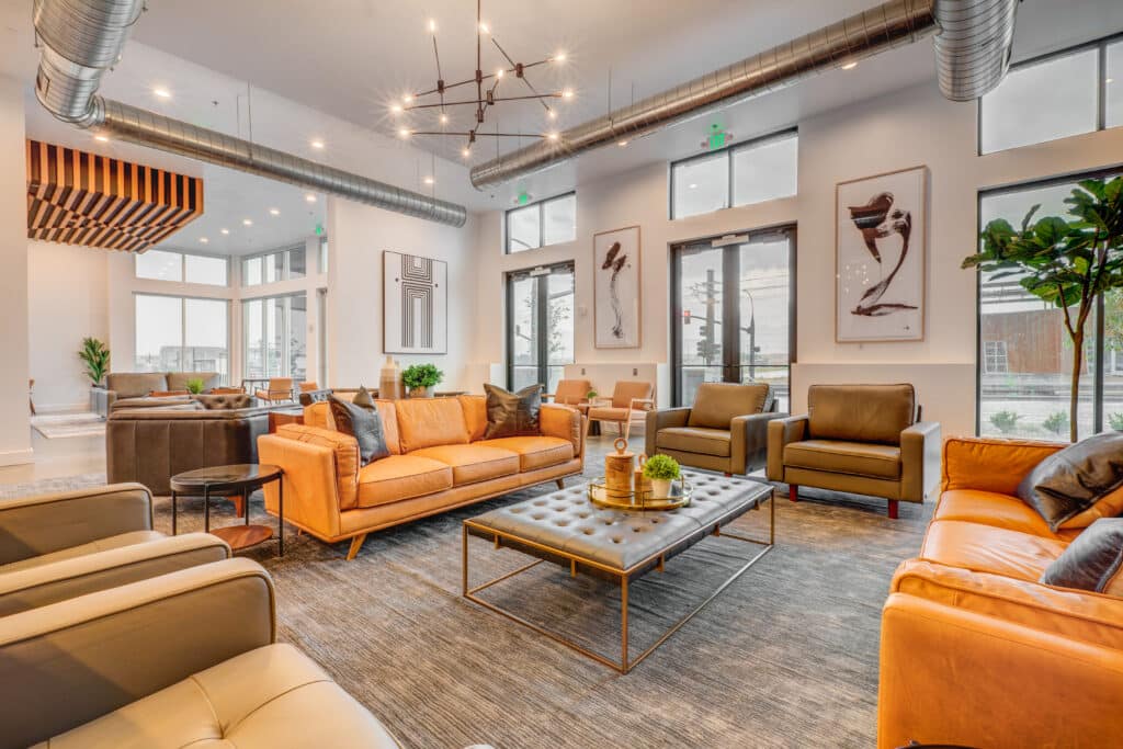 Interior of VIDA multifamily development