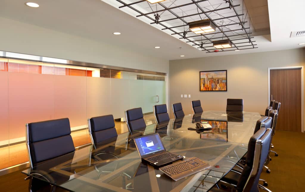 Interior of the Portico at Meridian, conference room