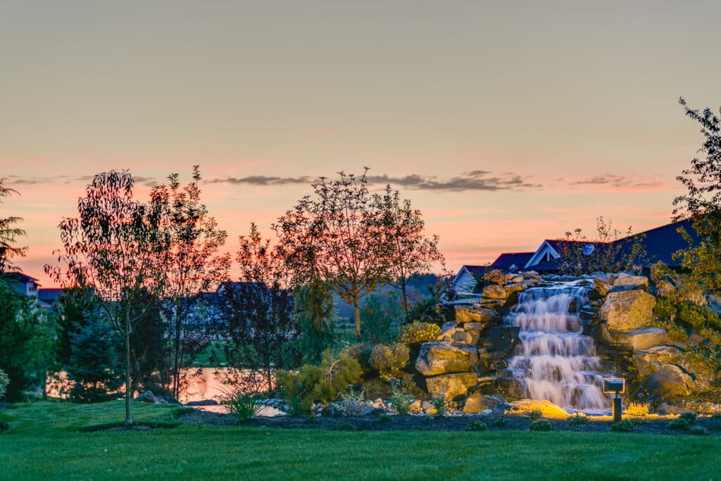 Exterior view of grounds at Mace River Ranch residential development