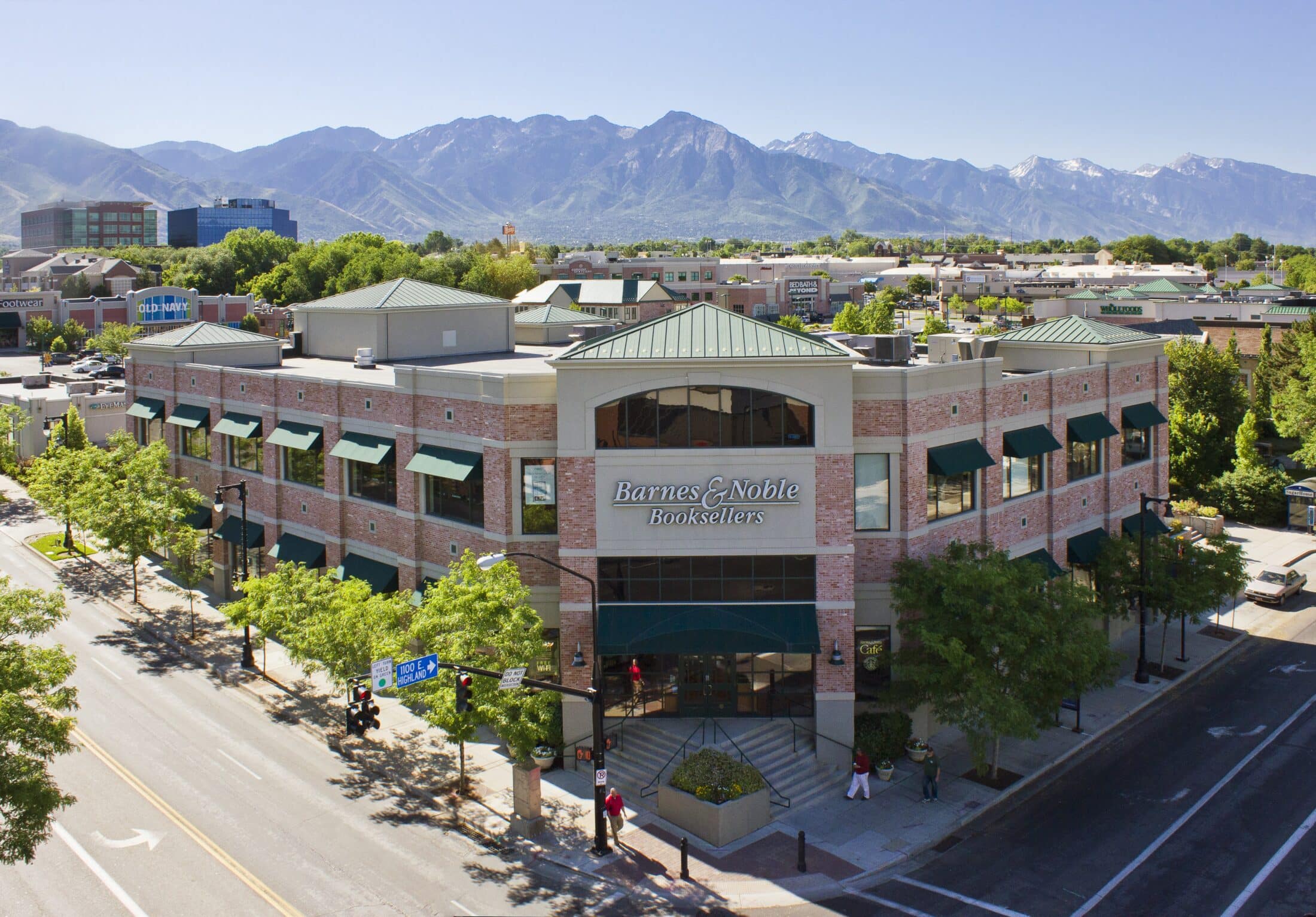 Aerial view of Sugarhouse Commons
