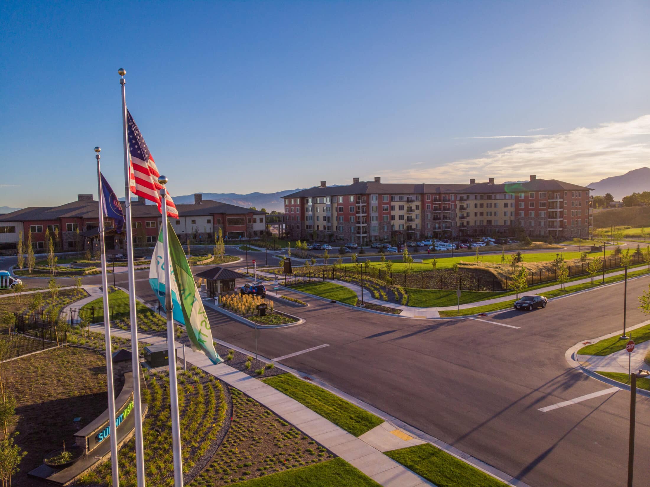 Exterior of Summit Vista, daytime