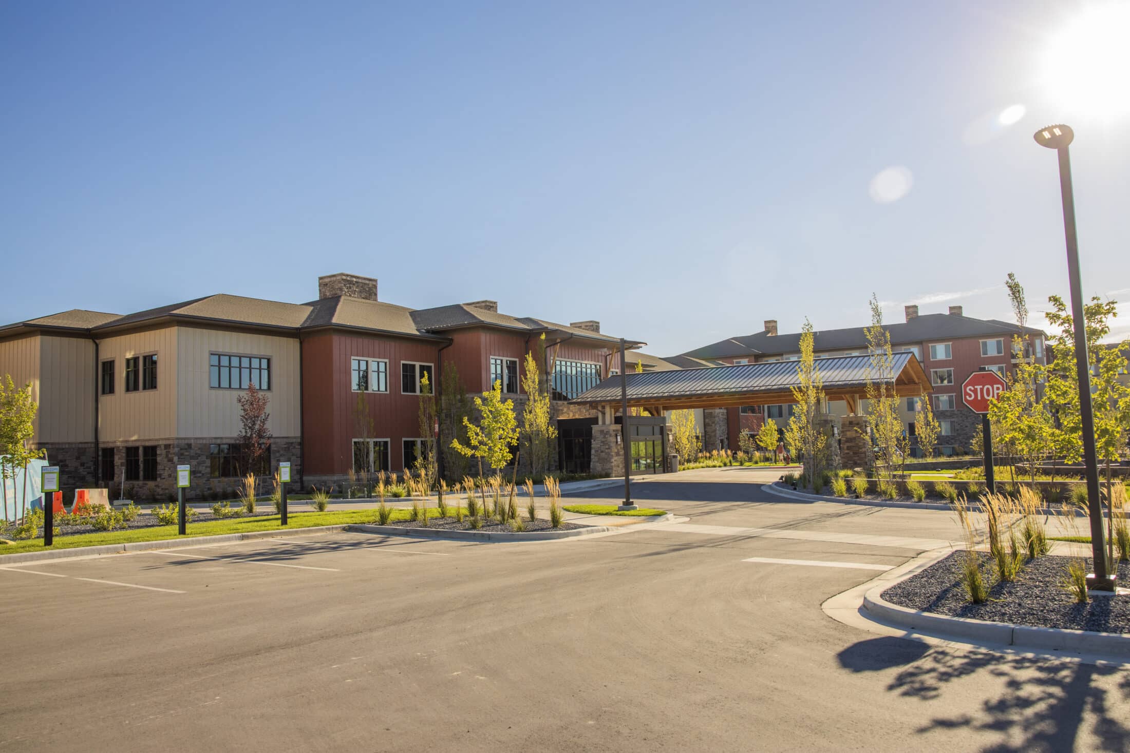 Exterior of Summit Vista, daytime