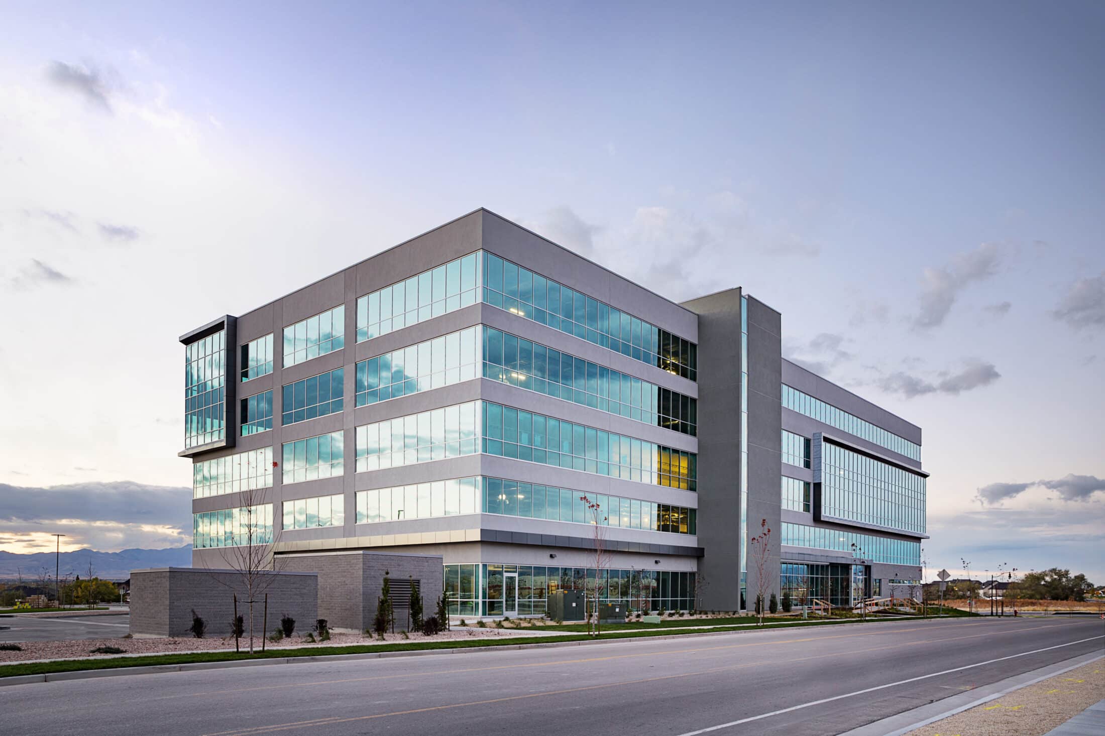 Exterior view of Vista Station, Tesla building