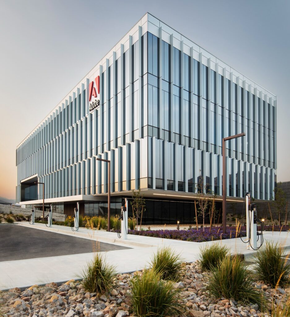 Exterior of Adobe Lehi Headquarters