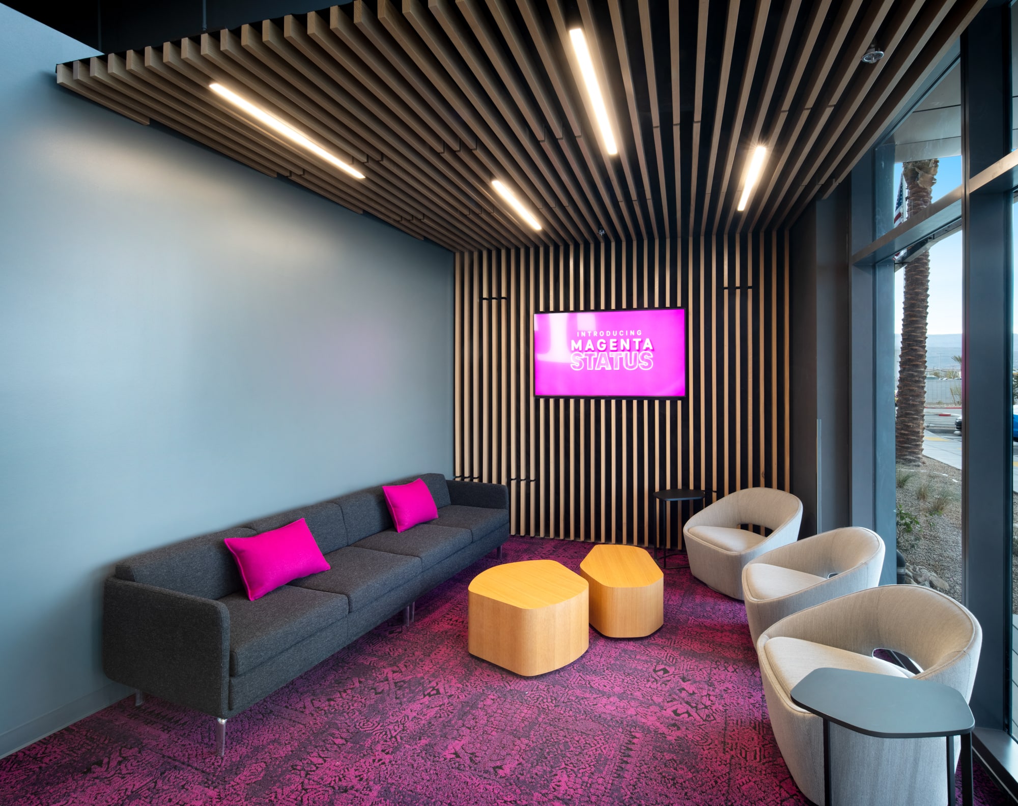 Interior T-Mobile for Business Customer Experience Center