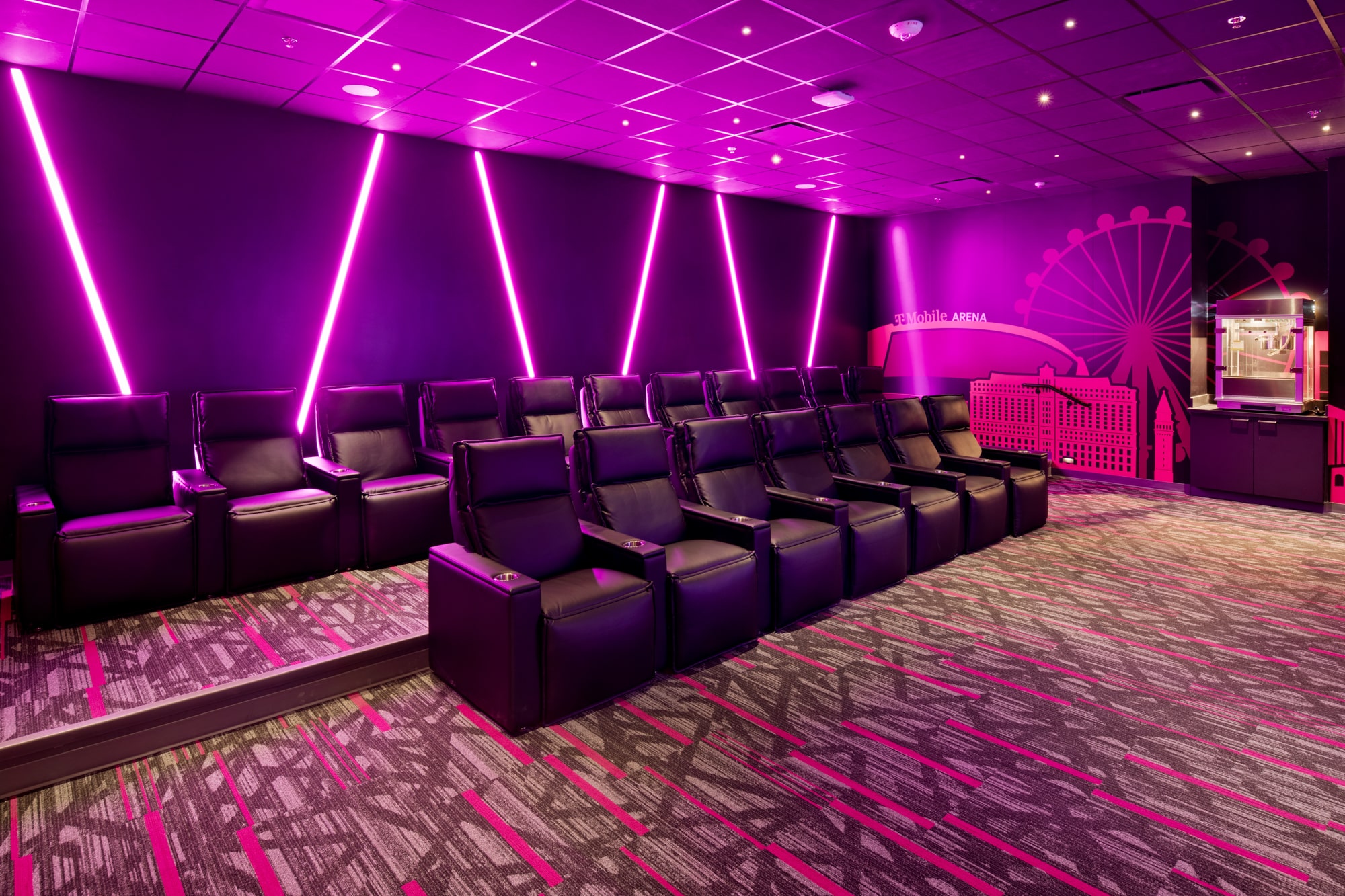 Interior T-Mobile for Business Customer Experience Center