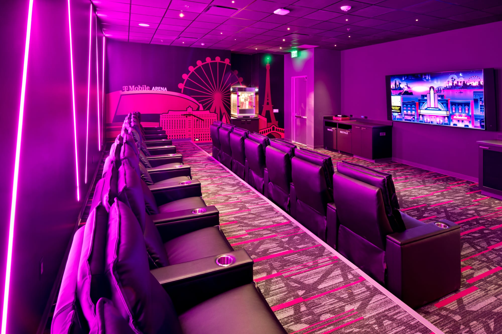 Interior T-Mobile for Business Customer Experience Center