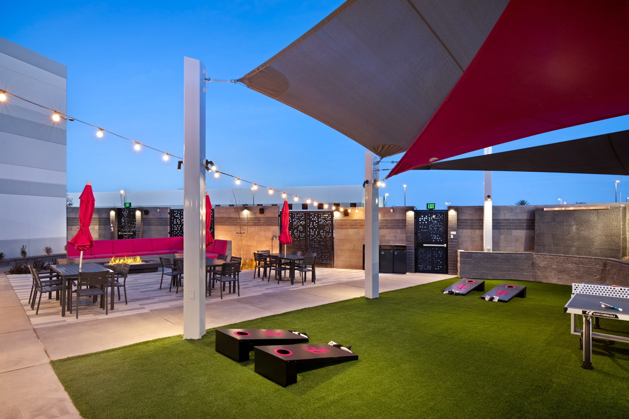 Outdoor space  T-Mobile for Business Customer Experience Center