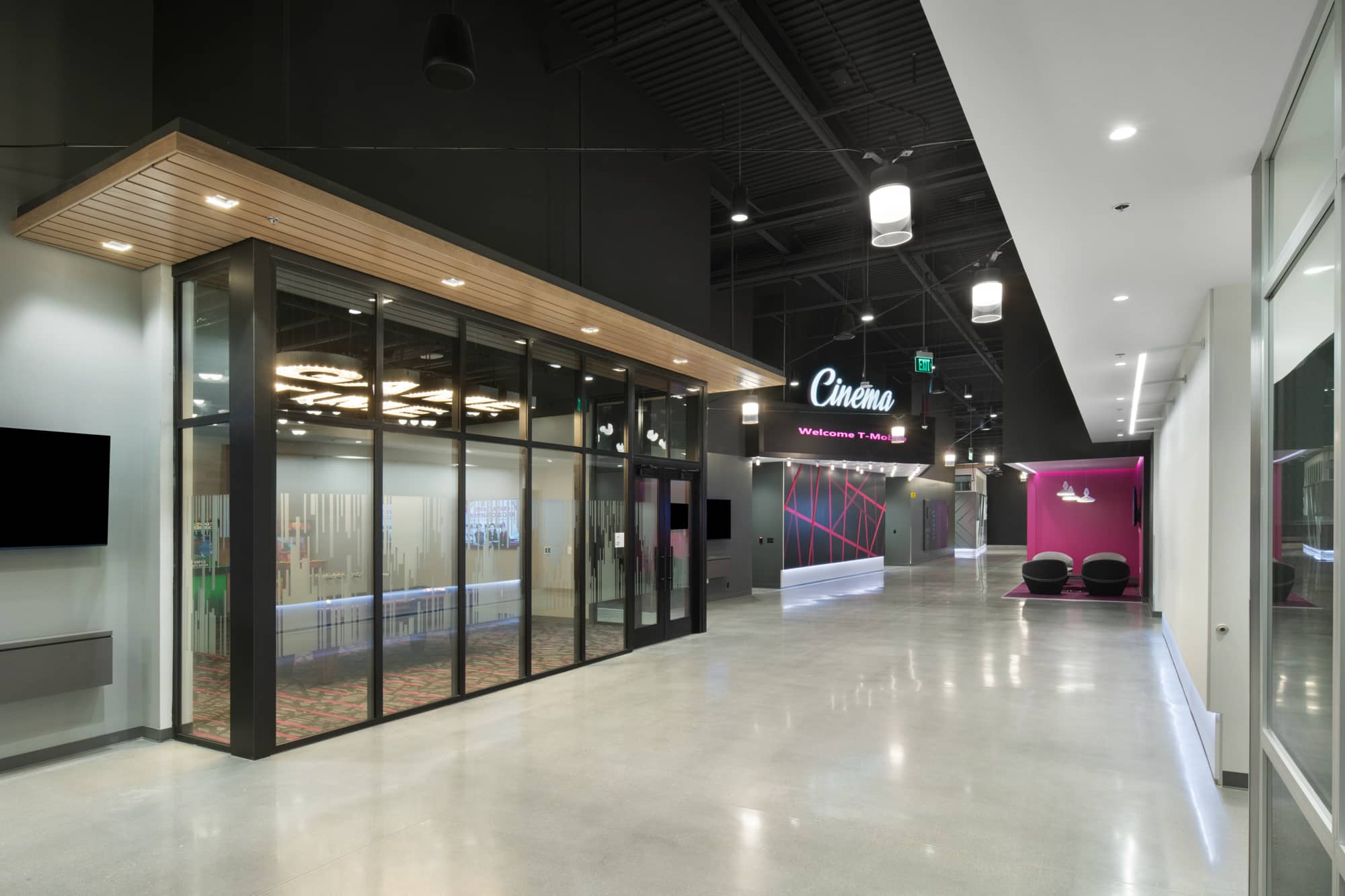 Interior T-Mobile for Business Customer Experience Center