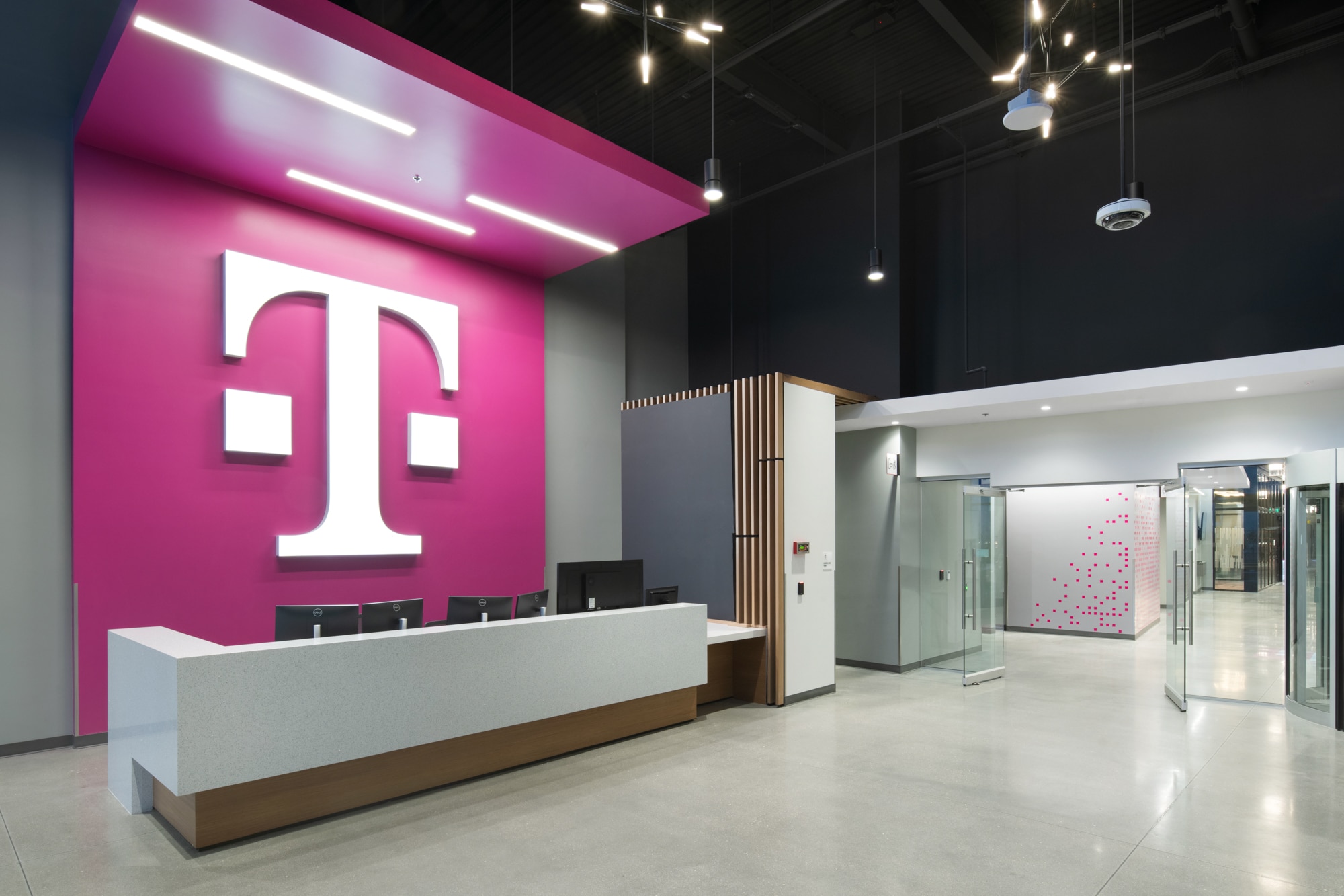 Interior T-Mobile for Business Customer Experience Center