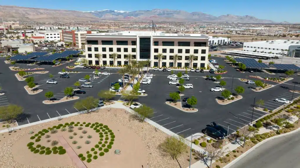 Exterior UNLV Tech Park with Landscaping 