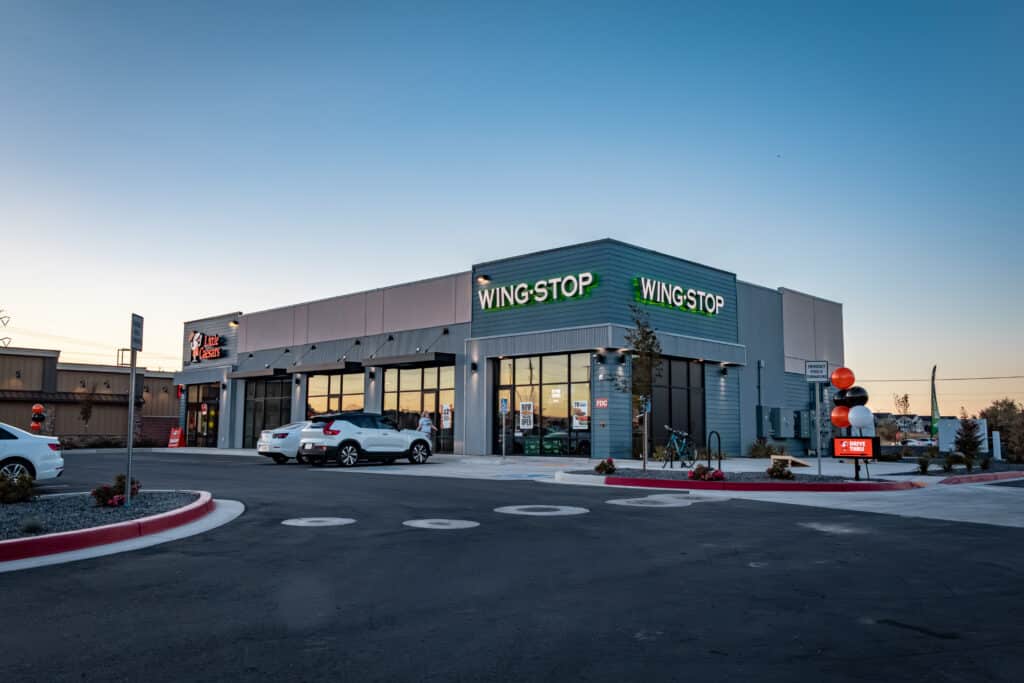 Exterior Retail Storefront - Wing Stop