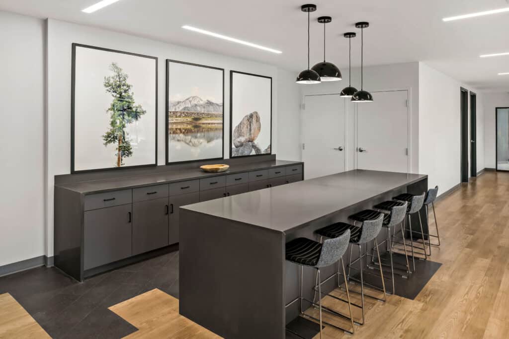 Interior Space at the Osprey Student Housing Boise State