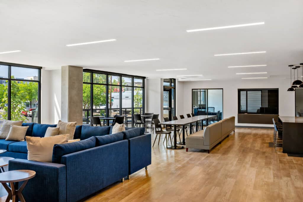 Interior Space at the Osprey Student Housing Boise State